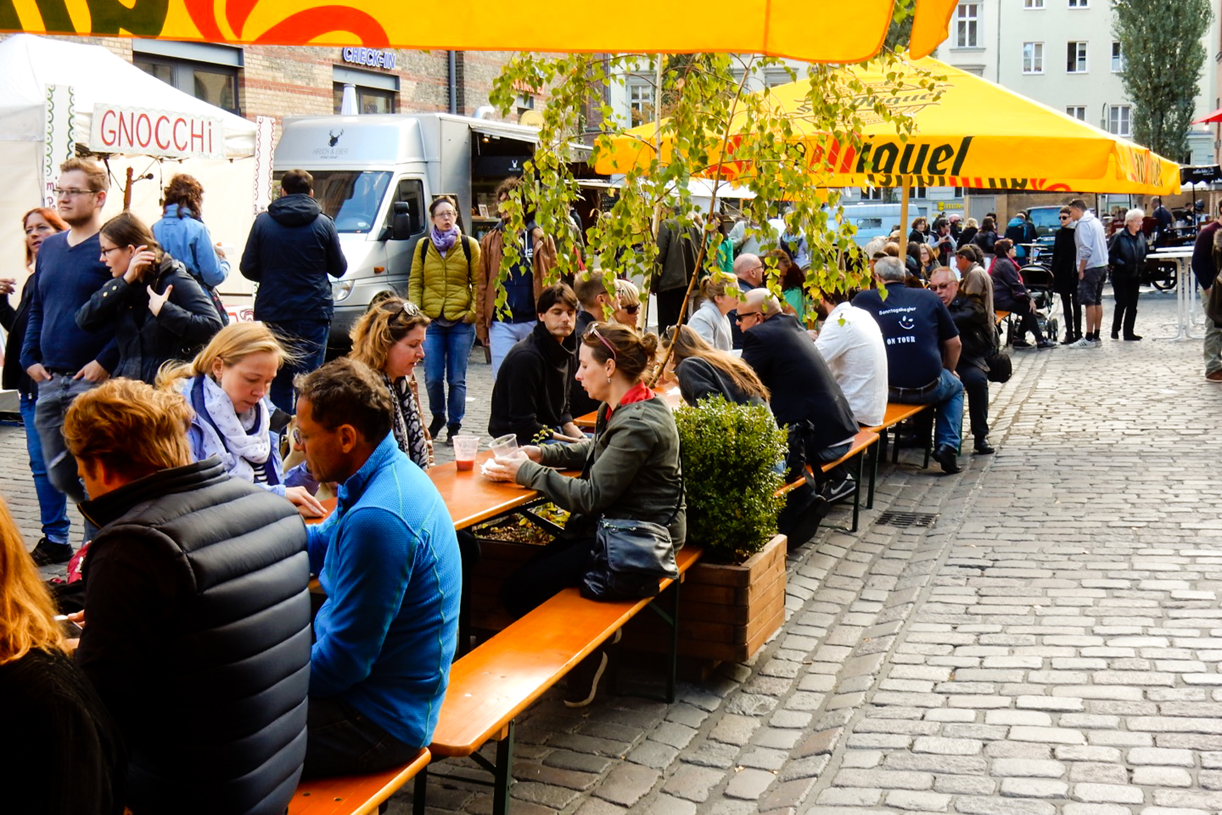 Happen op de street food markt ‘Auf Achse’